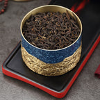 Auspicious Clouds Copper Tea Caddy