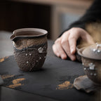 Plum Blossom Rock Clay Fair Cup