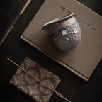 Plum Blossom Rock Clay Fair Cup