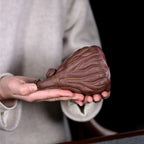 Yixing Purple Clay Lotus Seedpod Fair Cup
