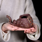 Yixing Purple Clay Lotus Seedpod Fair Cup