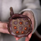 Yixing Purple Clay Lotus Seedpod Fair Cup