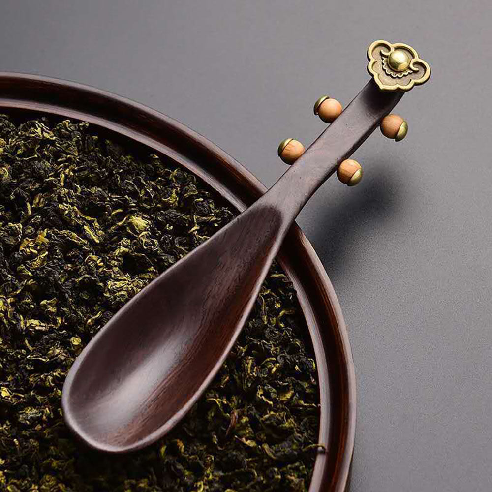 Ebony Wood Pipa Cha He Tea Holder