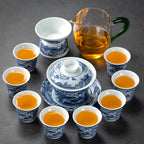 Riverside Scene at Qingming Festival Chinese Tea Set
