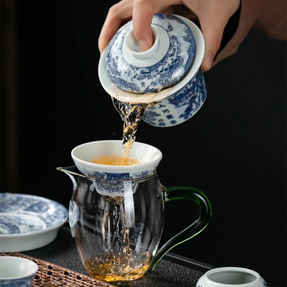 Riverside Scene at Qingming Festival Chinese Tea Set