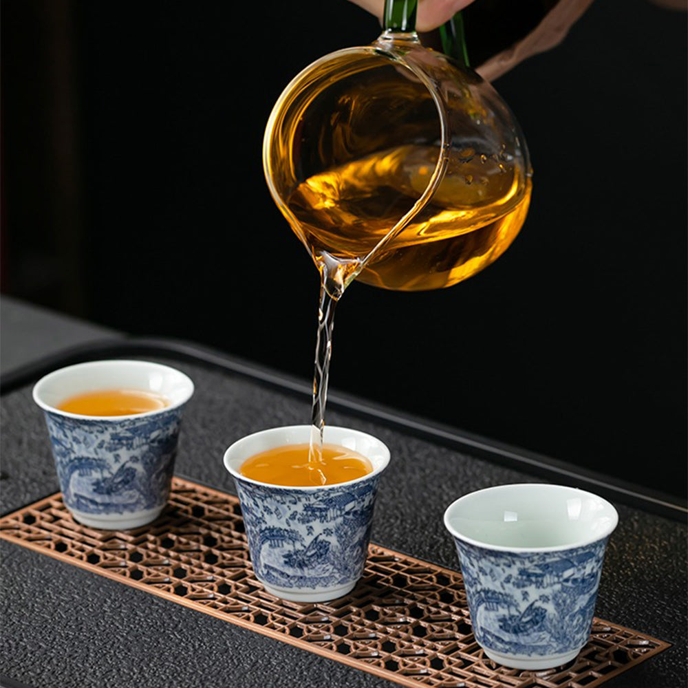 Riverside Scene at Qingming Festival Chinese Tea Set
