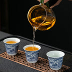 Riverside Scene at Qingming Festival Chinese Tea Set