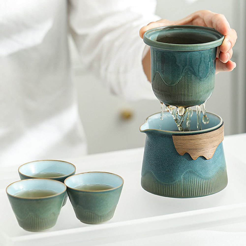 Japanese Kuai Ke Travel Tea Set