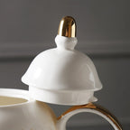 British Bone China Magpie Modern Tea Set