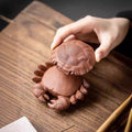 Purple Clay Crab Tea Pet Strainer