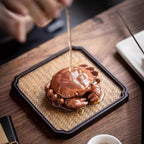 Purple Clay Crab Tea Pet Strainer