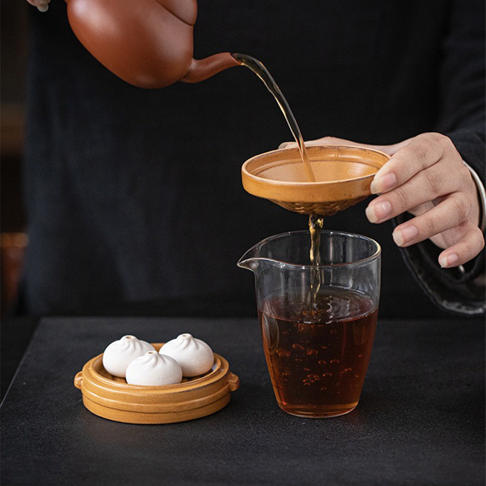 Ceramic Xiaolongbao Tea Strainer Set