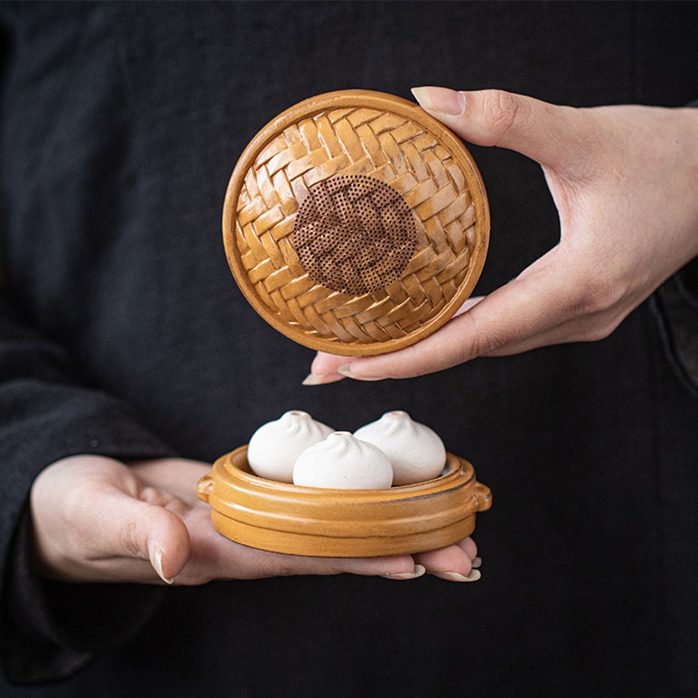 Ceramic Xiaolongbao Tea Strainer Set