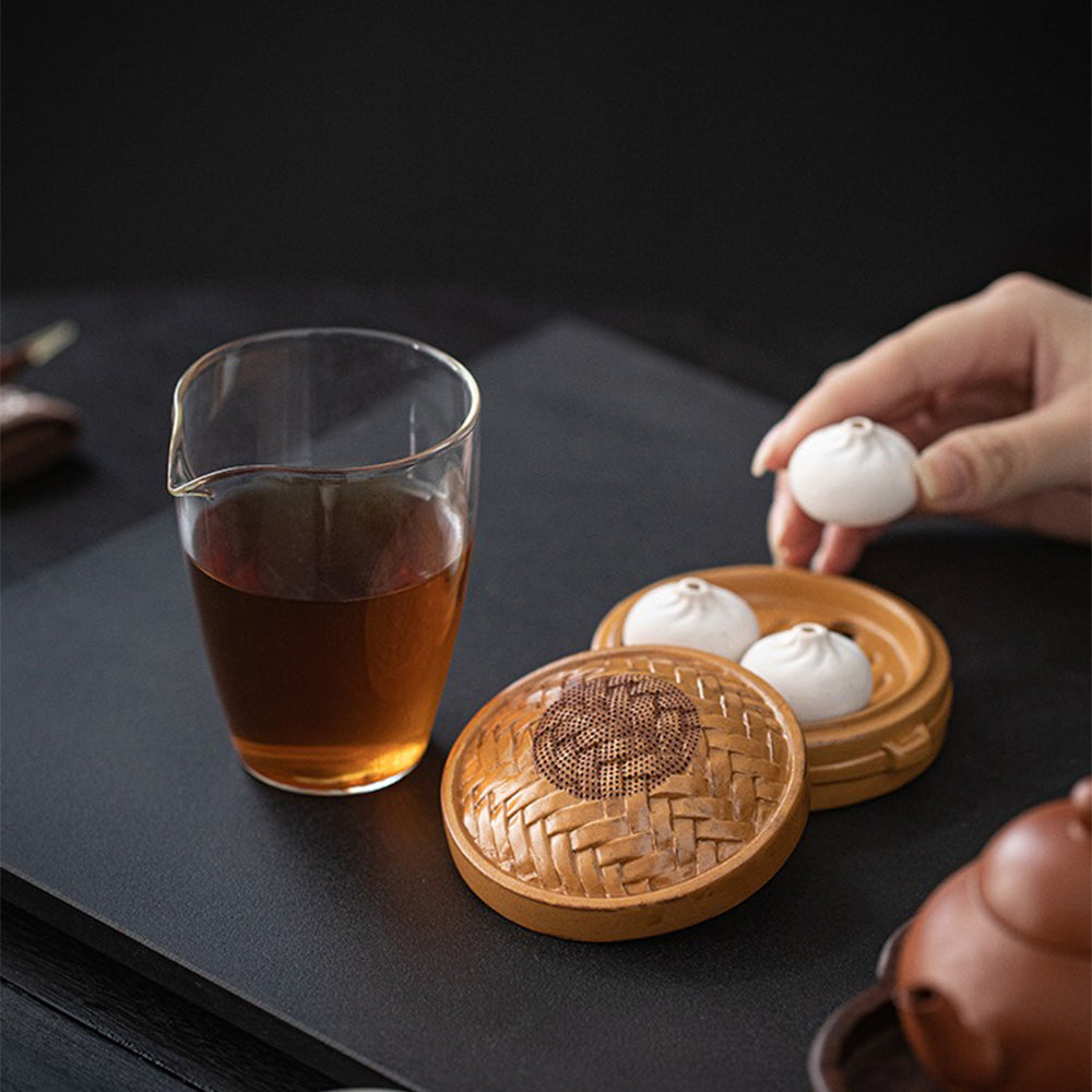 Ceramic Xiaolongbao Tea Strainer Set