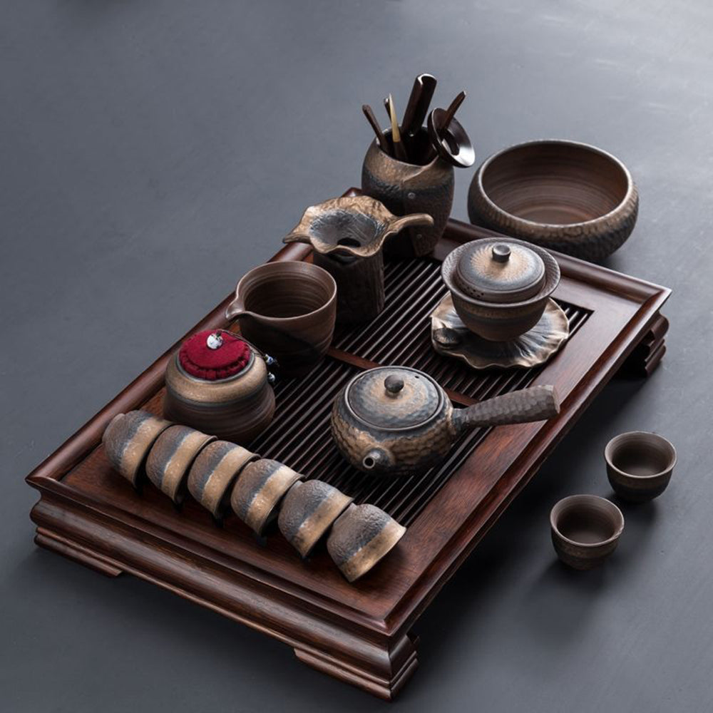 陶器侘寂风功夫茶具