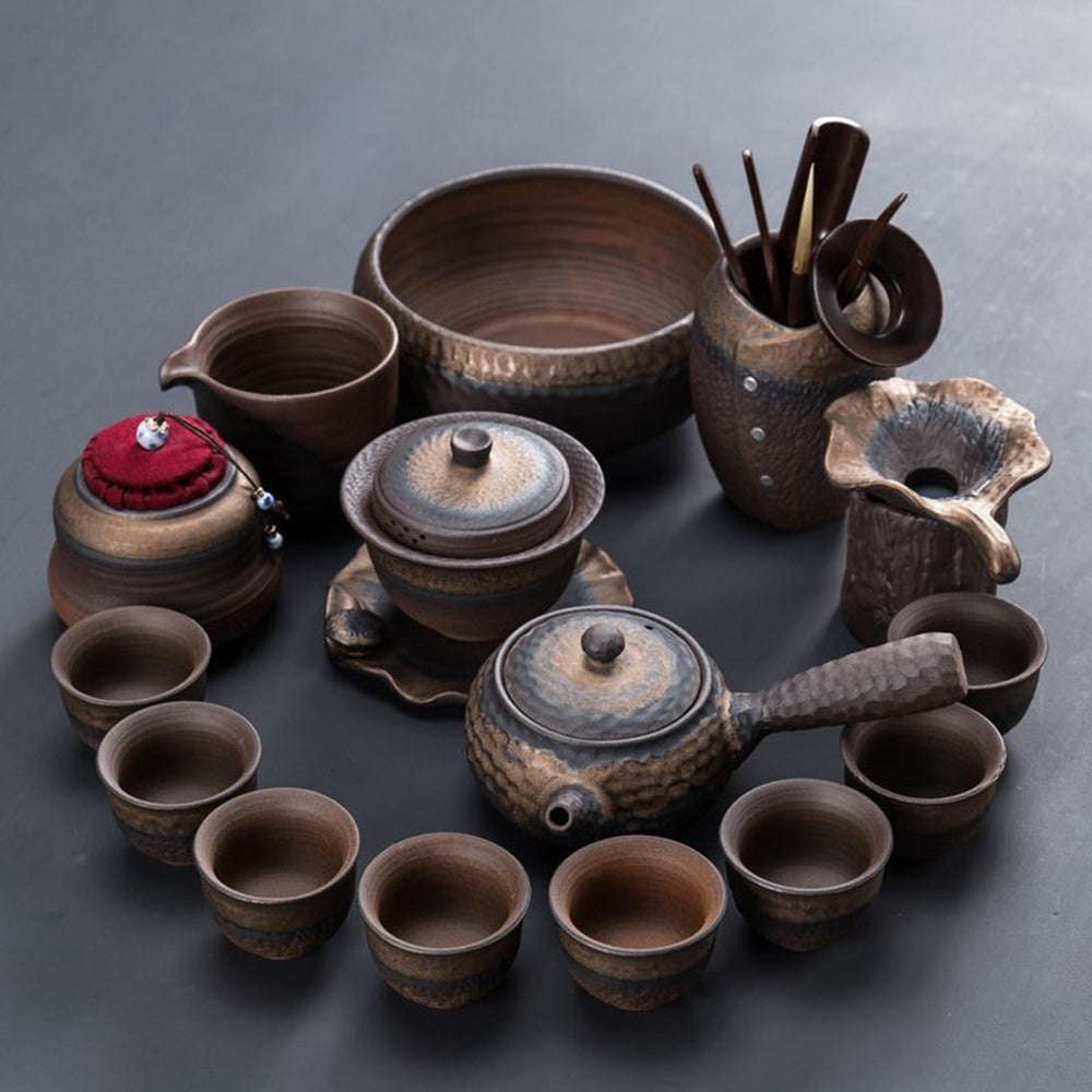 陶器侘寂风功夫茶具