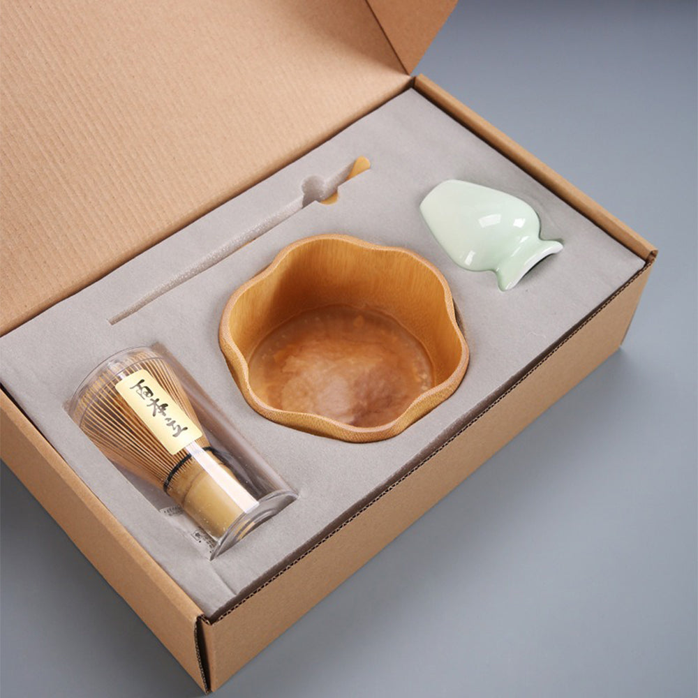 Japanese Bamboo Matcha Green Tea Set