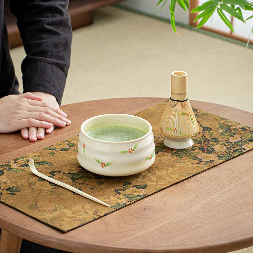 Japanese Floral Matcha Green Tea Set
