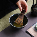 Tenmoku Matcha Green Japanese Tea Set With Travel Bag