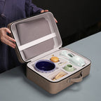 Matcha Green Japanese Tea Set With Travel Bag
