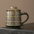 Dunhuang Ceramic Tea Cup With Infuser