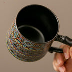 Dunhuang Ceramic Tea Cup With Infuser