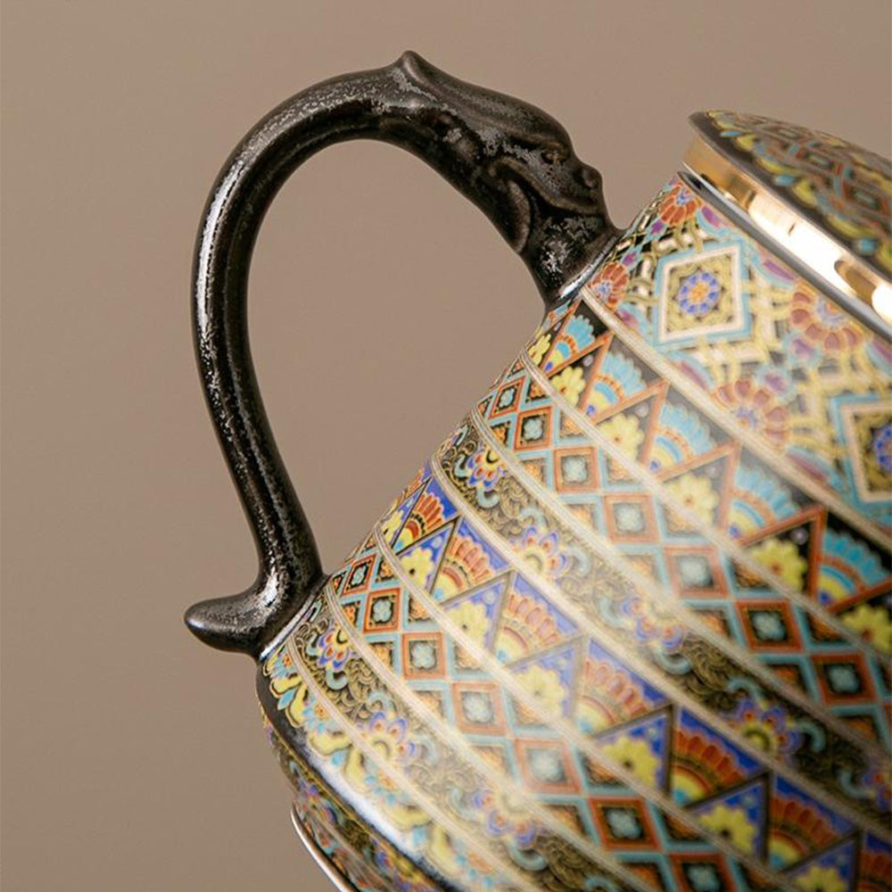 Dunhuang Ceramic Tea Cup With Infuser