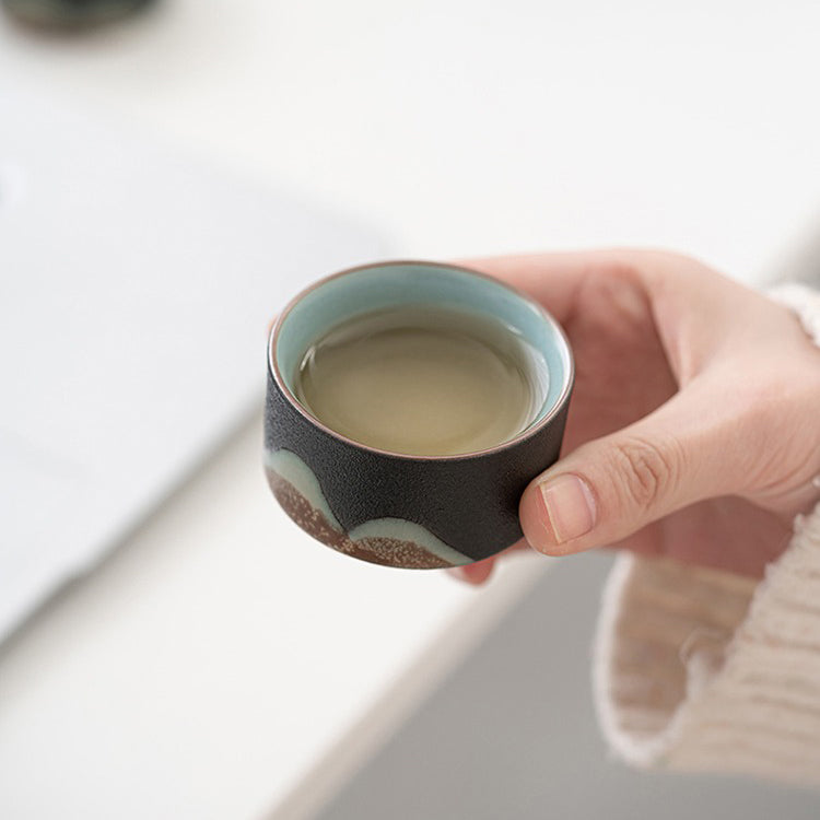 日式山茶旅行茶具套装