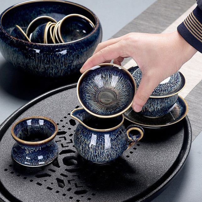 Starry Sky Jian Zhan Chinese Tea Set