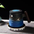 Japanese Sky And Deer Tea Mug