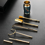Colorful Copper Tea Utensil Set