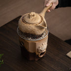Coarse Clay Heated Tea Set