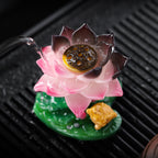 Color-Changing Tea Pet – Golden Toad with Lotus