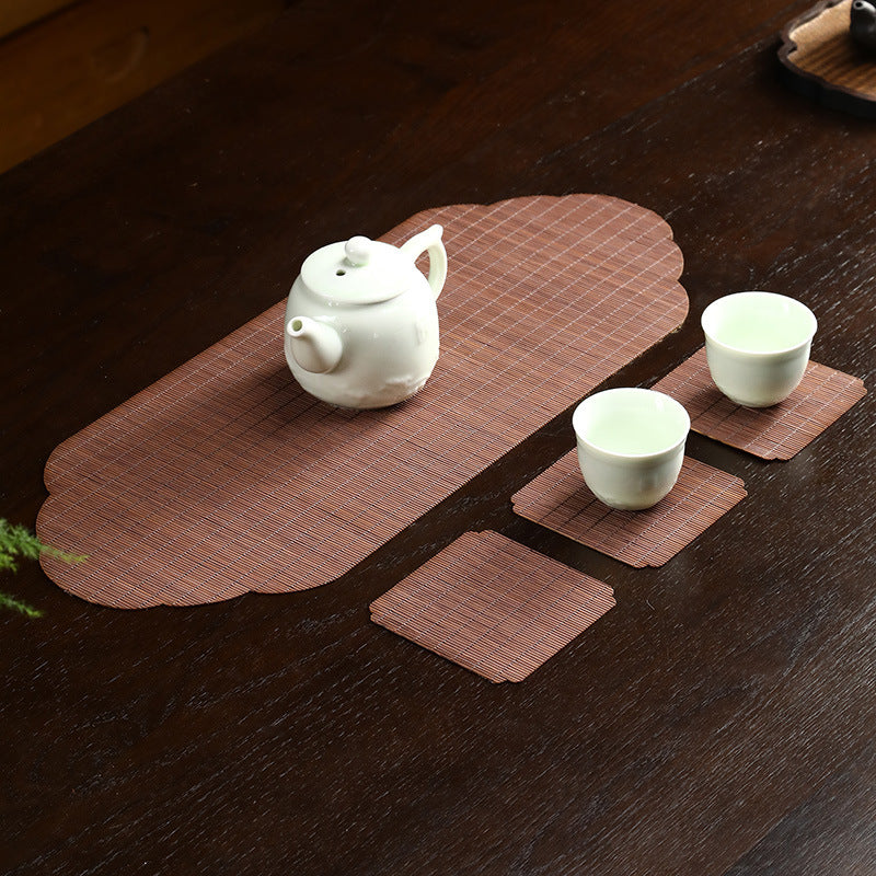 Bamboo Tea Mat – Waterproof, Traditional Tea Table Runner