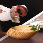 Hand Carving Bamboo Root Cha He