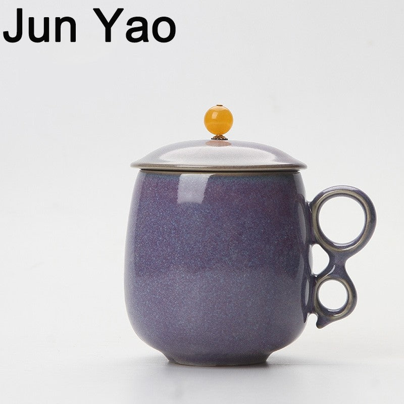 冰裂五窑中式茶杯