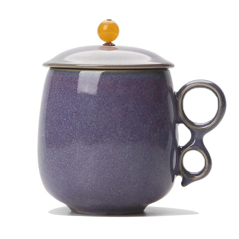 冰裂五窑中式茶杯