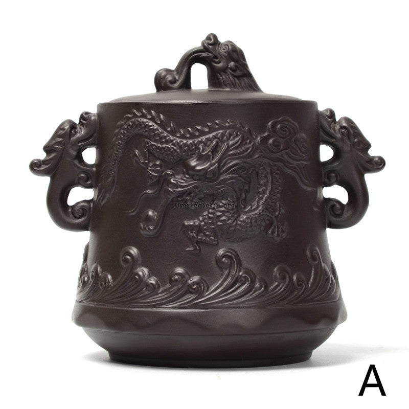 Empaistic Dragon Clay Tea Caddy