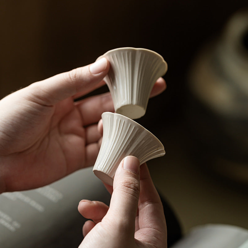 Chinese Tea Cup – Wood Ash Glaze, Xiangwen Design, 30ml