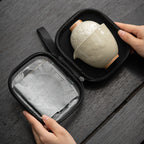 “Persimmon for Prosperity” Travel Tea Set – Portable Gongfu Set