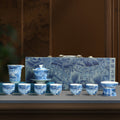 Along the River During Qingming Festival Kung Fu Chinese Tea Set