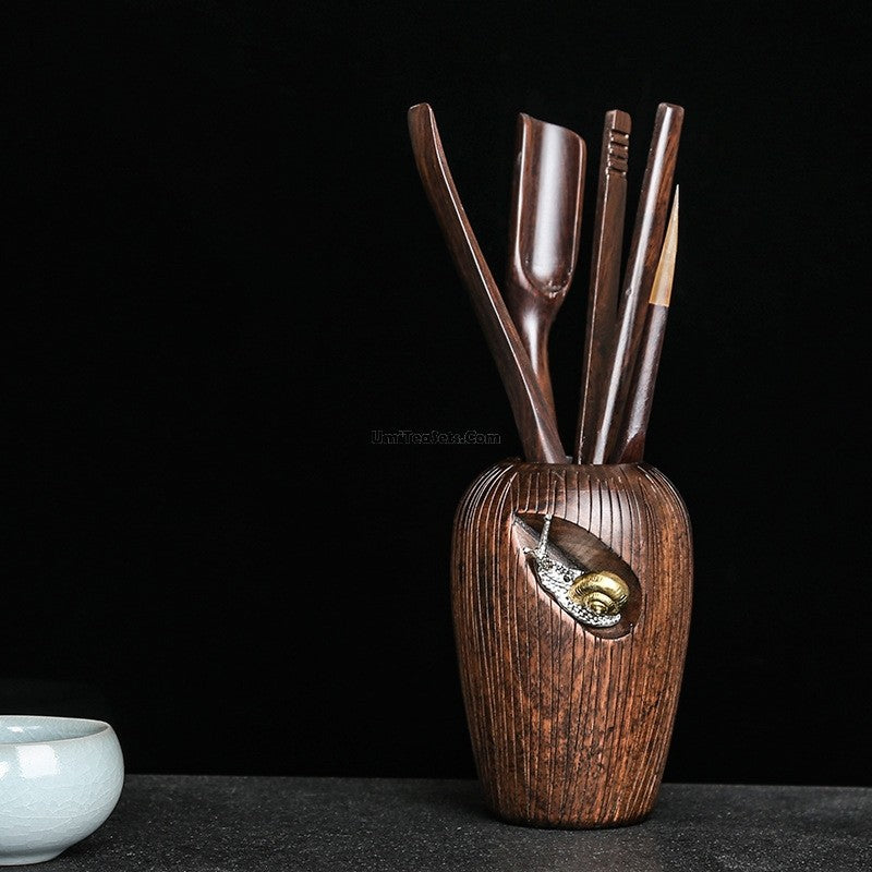 乌木茶具套装