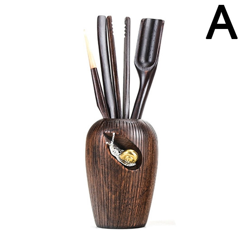 乌木茶具套装