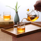 透明简约玻璃茶杯 (6个装)