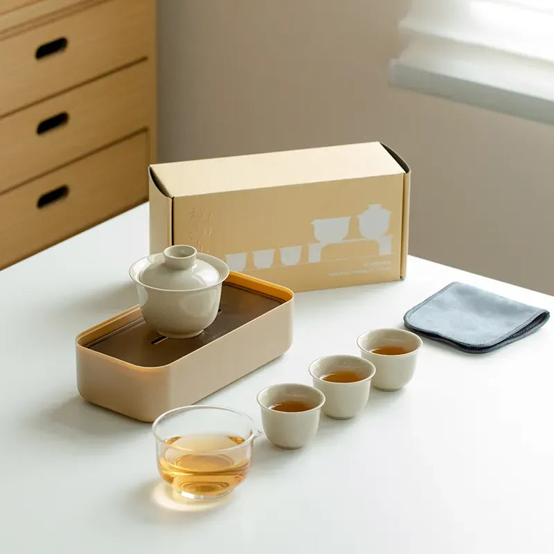 Portable Gongfu Chinese Tea Set