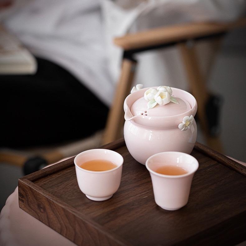 BloomCraft™ Portable Travel Tea Set – A Quiet Tea Ritual, Anywhere