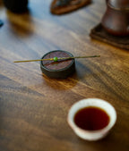 The Heritage Collection: Hand-Forged Copper & Jingdezhen Stoneware Travel Tea Set