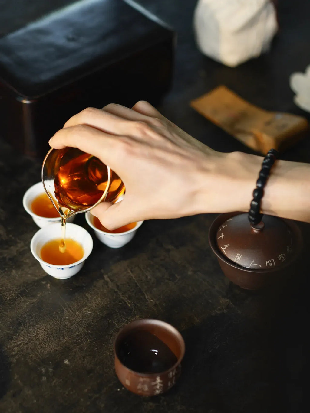 The Heritage Collection: Artisan Travel Tea Set (Wood Ash & Sterling Silver Edition)