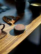 The Heritage Collection: Hand-Forged Copper & Jingdezhen Stoneware Travel Tea Set