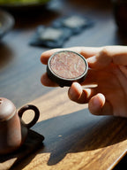 The Heritage Collection: Hand-Forged Copper & Jingdezhen Stoneware Travel Tea Set